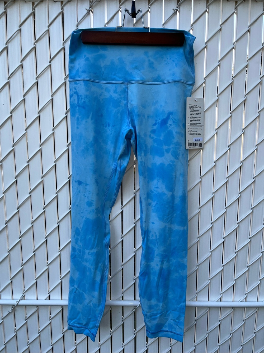 lululemon athletica Blue Tie-Dye High-Rise Leggings